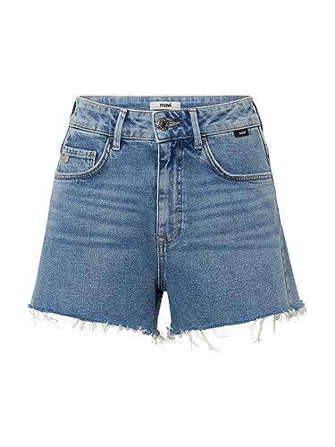 Mavi Damen Serra Jeans-Shorts, blau, 26 von Mavi