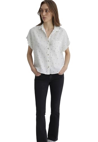 Mavi Damen Short Sleeve Shirts Bluse, Palm Print, XS von Mavi