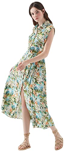 Mavi Damen Sleeveless Dress Lässiges Kleid, Lichen Hawaii Printed, M von Mavi