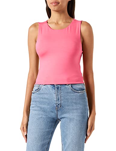 Mavi Damen Sleeveless TOP 95% CV 5% EA, pink, M von Mavi