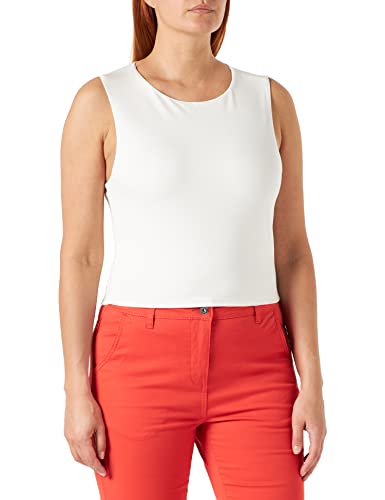 Mavi Damen Sleeveless TOP T-Shirt, Antique White, L/ von Mavi