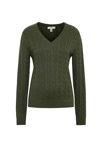Mavi Damen V-Neck Sweater, Thyme, XS von Mavi