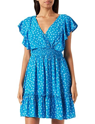 Mavi Damen Woven Dress Kleid, blau, M von Mavi