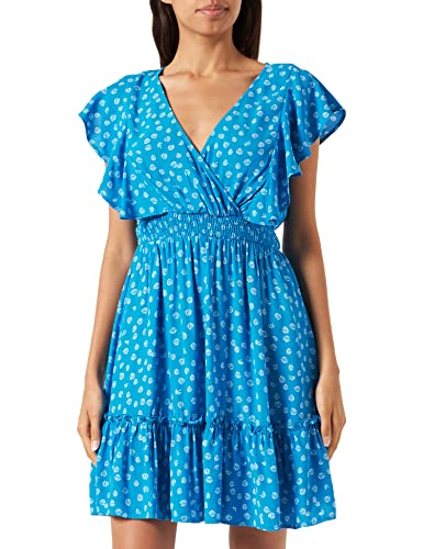 Mavi Damen Woven Dress Kleid, blau, XXS von Mavi