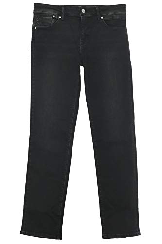 Mavi Daria Jeans Hose Pants Damen Stretch Straight Fit High Waist Rise, Farbe:dunkelgrau, Hosengrößen:W26, Hosenlängen:L30 von Mavi