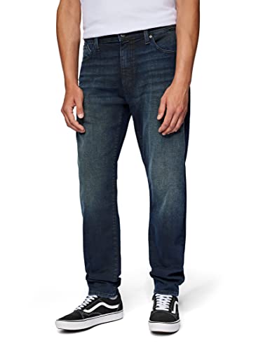 Mavi Herren Chris Jeans, Dark Forest Blue Ultra Move, 33/30 von Mavi