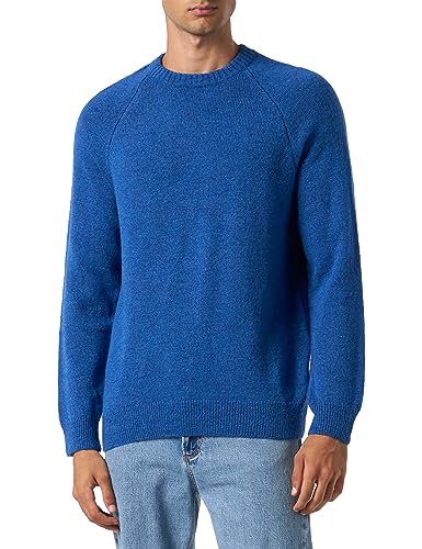 Mavi Herren Crew Neck Sweater Sweatshirt, blau, Medium von Mavi