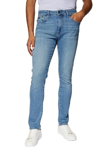 Mavi Herren Jeans Jake - Slim Fit - Blau - Dusty Bleach Ultra Move W29-W38, Größe:33W / 32L, Farbe:Dusty Bleach Ultra Move 0042286362 von Mavi