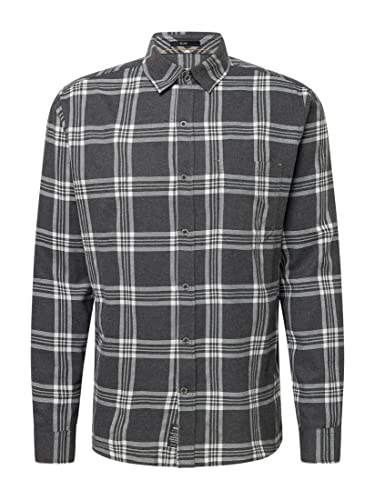 Mavi Herren Long Sleeve Shirt Hemd, Black Check, M von Mavi