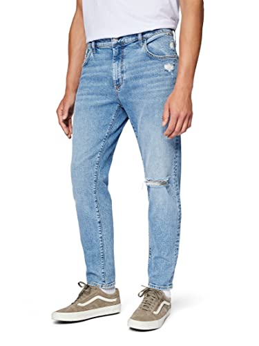 Mavi Herren Milan Jeans, mid Ripped Blue, 32/29 von Mavi