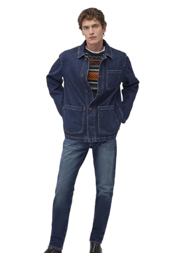 Mavi Herren VICTOR Jeansjacke, dark 90s blue denim, M von Mavi