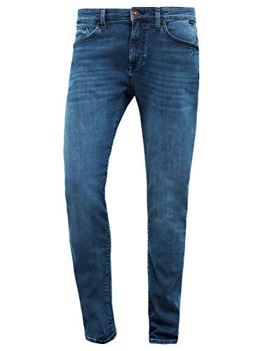 Mavi Herren YVES Jeans, Ink Brushed Ultra Move, 28/34 von Mavi