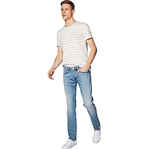Mavi Herren Yves Jeans, Mid Brushed Ultra Move, 33W 36L EU von Mavi