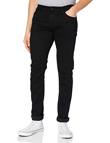 Mavi Herren Yves Slim Jeans, Black Coated Ultra Move, 31W / 30L EU von Mavi