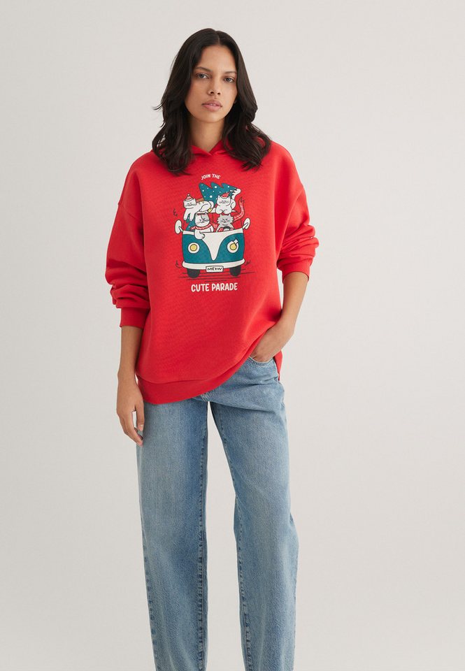 Mavi Kapuzenpullover CUTE PARADE HOODIE Hoodie X-Mas von Mavi