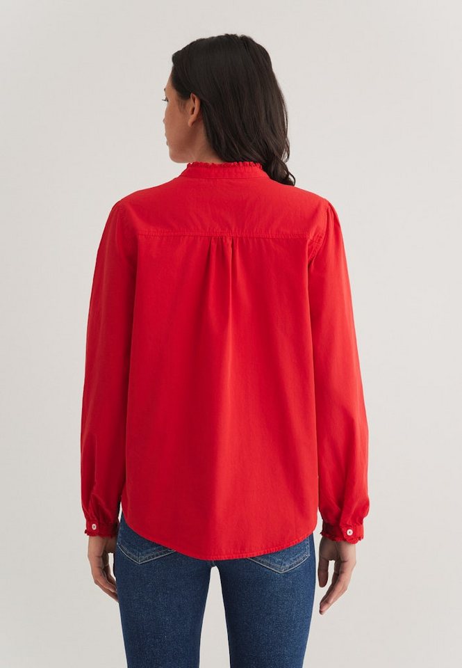 Mavi Langarmbluse RIFFLE SHIRT goji berry von Mavi