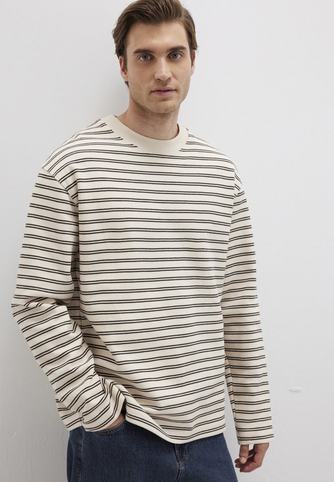 Mavi Longpullover STRIPE SWEATSHIRT Premium Crew Neck mit Streifen von Mavi