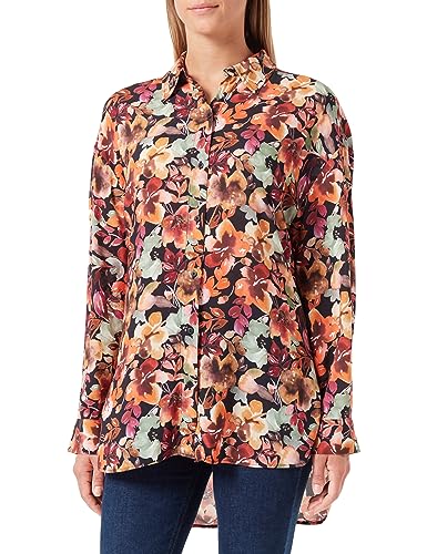 Mavi Printed Oversize Shirt; Black Watercolor Print von Mavi