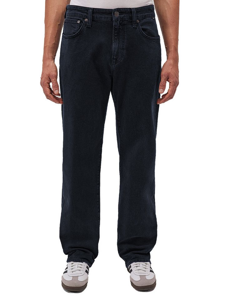 Mavi Regular-fit-Jeans Jeans Loose Fit 5-Pocket Helle Waschung LISBON, smoke str von Mavi
