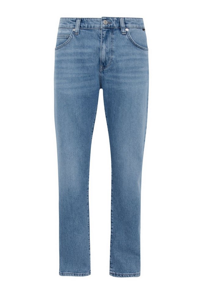 Mavi Regular-fit-Jeans Jeans Loose Fit 5-Pocket Helle Waschung LISBON, smoke str von Mavi