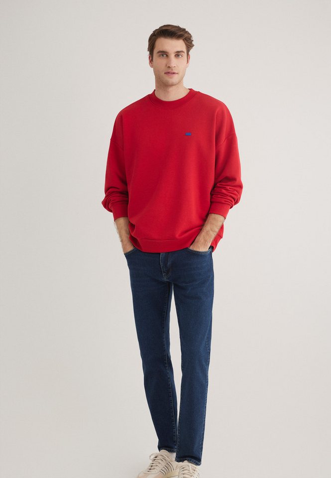 Mavi Rundhalspullover CREW NECK SWEATSHIRT Basic Pullover von Mavi