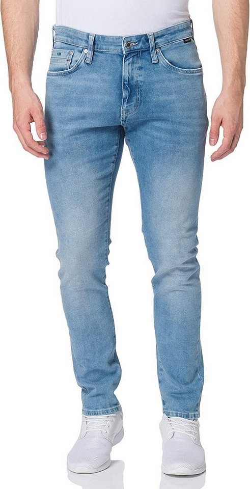 Mavi Skinny-fit-Jeans James Bleach Skinny Comfort Mittelschwere Denimqualität mit geringem Stretchanteil von Mavi