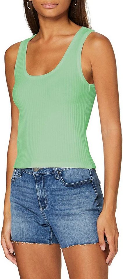 Mavi Tanktop Trägershirt Cami Shirt Ocean Wave Crop Top, Taillenlang, (Bauchfrei) von Mavi