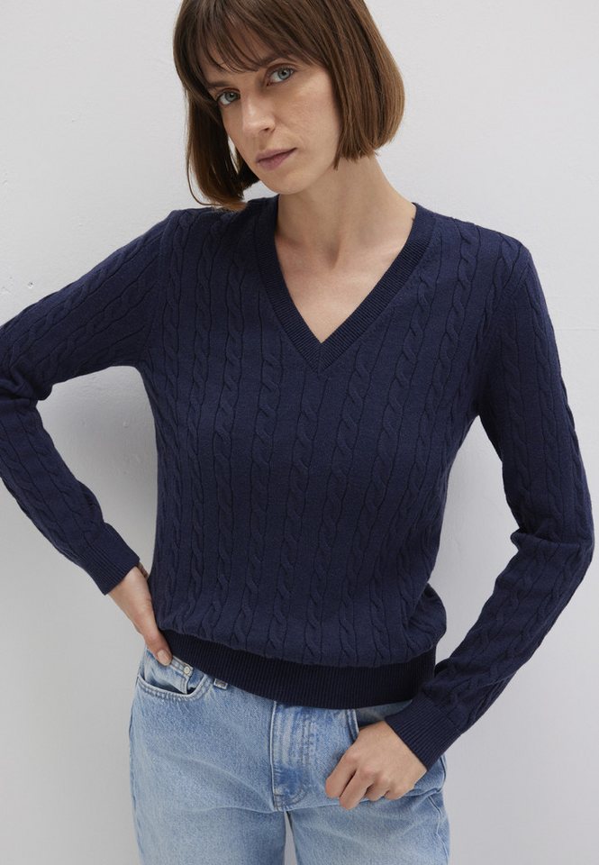 Mavi V-Ausschnitt-Pullover V-NECK SWEATER Pullover Feinstrick von Mavi