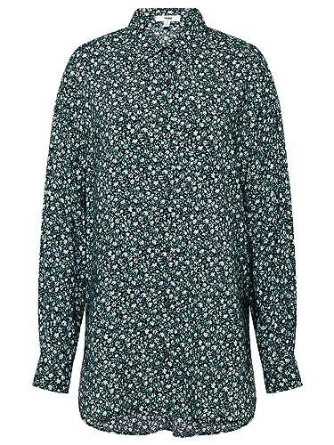 Printed Oversize Shirt; Black Petal Print von Mavi