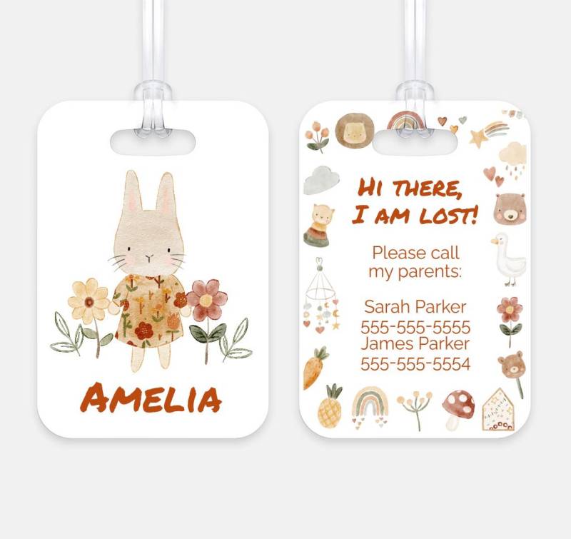 Individuelle Notfallkontaktmarke Für Kinder Personalisierte Kindersicherheits-Id Individuelle Notfallkontaktmarke Für Kinder Personalisierte Kindersicherheits-Id von MavieandGus