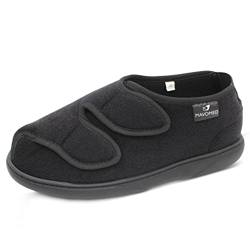 Mavomed Verbandsschuhe für Damen und Herren, schwarzer Gesundheitsschuh für Senioren, Diabetiker und Hallux Valgus, in 45 Mavomed Verbandsschuhe für Damen und Herren, schwarzer Gesundheitsschuh für Senioren, Diabetiker und Hallux Valgus, in 45 von Mavomed