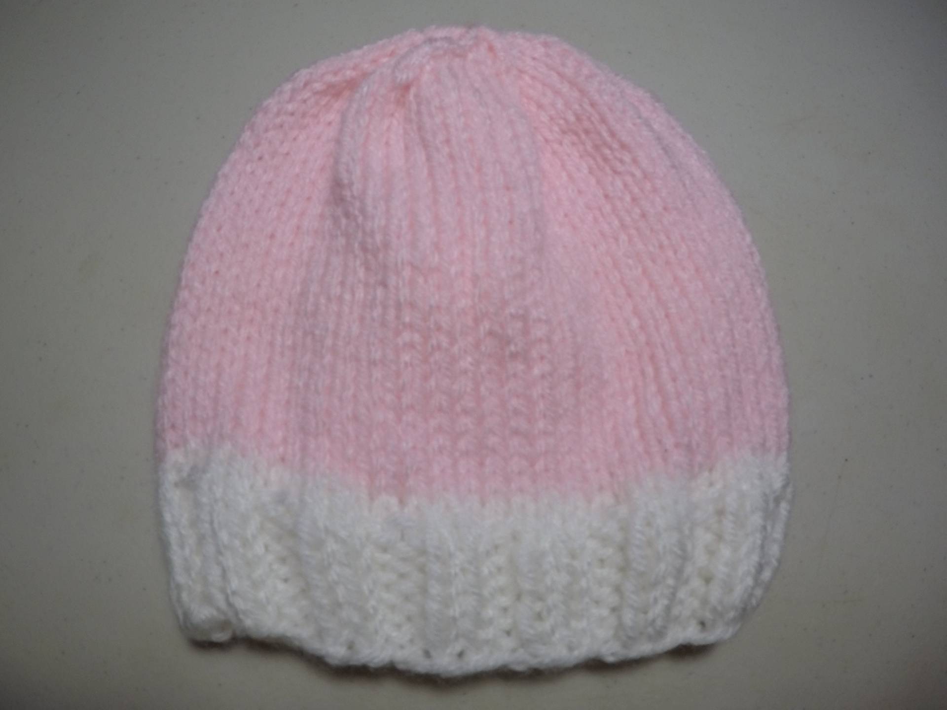 Handgestrickte Neugeborenen Rosa Baby Mütze, Baby Strick von Mavrickshop