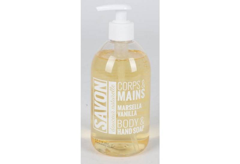 Max Brands Flüssigseife 12x 500ml Savon Flüssigseife Spender Marsella Vanilla Körper & Hände von Max Brands