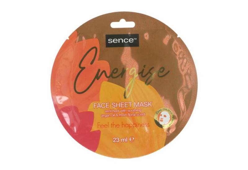 Max Brands Gesichts-Reinigungsmaske Sence Tuchmasken 23 ml Energise Argan Öl Wellness Pflege Gesicht Haut von Max Brands