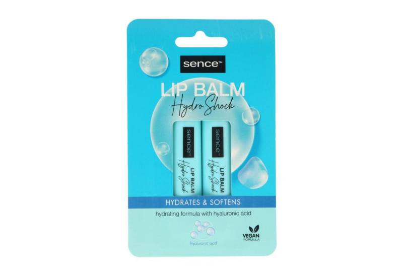 Max Brands Lippenpflegestift 24x 2er Pack je 4,3g Sence Lippenpflegestift Hydro Shock zarte Lippen von Max Brands