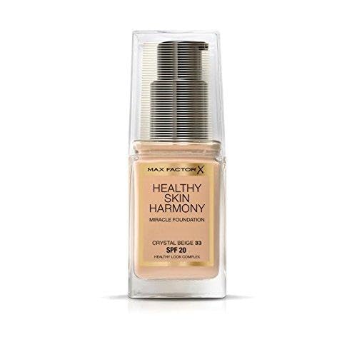 2 x Max Factor Healthy Skin Harmony Miracle Foundation - 33 Crystal Beige von Max Factor