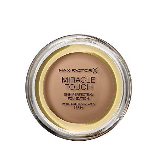 2 x Max Factor Miracle Touch Skin Perfecting Foundation SPF30-83 Golden Tan von Max Factor