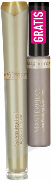 Aktion - Max Factor Masterpiece Mascara Black + Gratis Colour Precision Eyeshadow Pearl Beige von Max Factor
