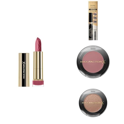 Max Factor "Smiling in Pink" Look: Colour Elixir Lipstick 30 Rosewood + Divine Lashes Mascara 001 + Masterpiece Mono Eyeshadow 02 Dreamy Aurora + 06 Magnetic Brown von Max Factor