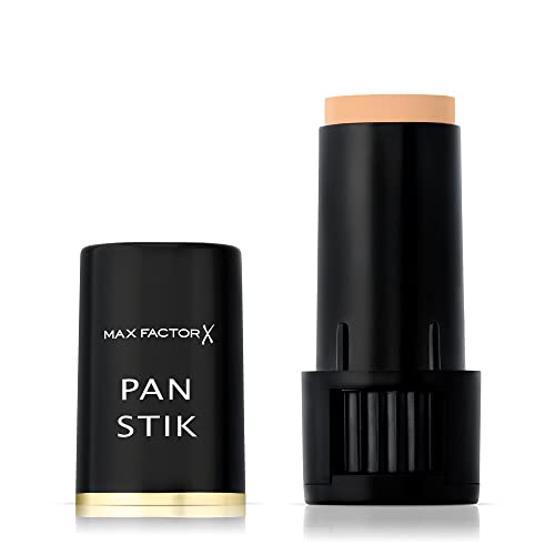 MAX FACTOR - Pan Stik Foundation - Rich Creamy Foundation, Smoothing Effect, Full Coverage, Dewy Skin Look - Normal To Dry Skin - 14 Cool Copper - 9g von Max Factor