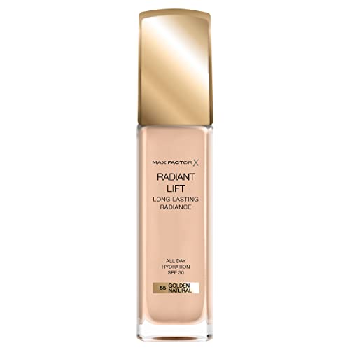 Max Factor, Radiant Lift Foundation mit Hyaluronsäure für einen strahlenden und langanhaltenden Teint Fb. ml, 60 Sand, 30 milliliter von Max Factor