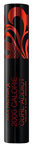 Max Factor 2 Calorie Curl Addict Mascara mit gebogenem Pinsel, Volumen und Locken in einem, schwarz/braun, 11 ml von Max Factor