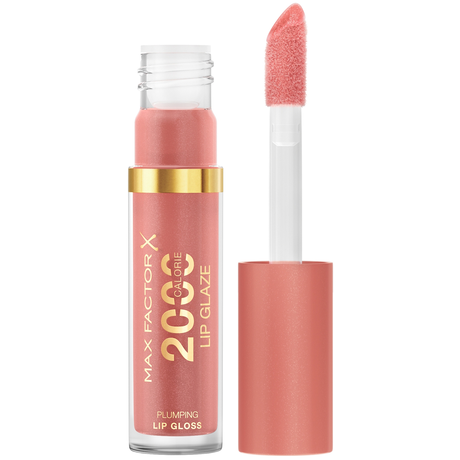 Max Factor 2000 Calorie Lip Glaze Full Shine Tinted Lip Gloss 4.4ml (Various Shades) - 075 Pink Fizz von Max Factor