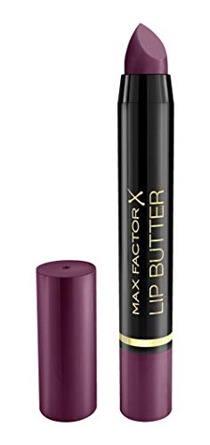 Max Factor Colour Elixir Lip Butter in 112 Matte Perfect Plum – Pflegender Lippenstift für ein ebenmäßiges Finish – Maximale Farbintensität & langer Halt von Max Factor