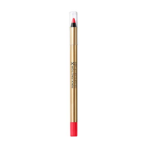 Max Factor Colour Elixir Lip Liner Red Poppy 10 - Perfekt definierte Lippenkontur für formvollendete, in Szene gesetzte Lippen - Mit geschmeidigem Auftrag von Max Factor
