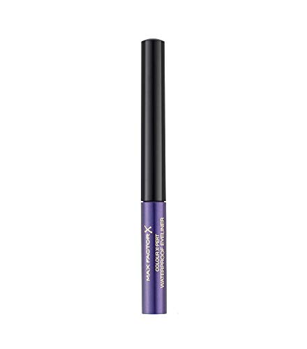 Max Factor Colour X-Pert Waterproof Eyeliner Metallic lilac 03 – Flüssig Eyeliner Lila – Für das perfekte Cat Eye – 1 x 2 ml von Max Factor