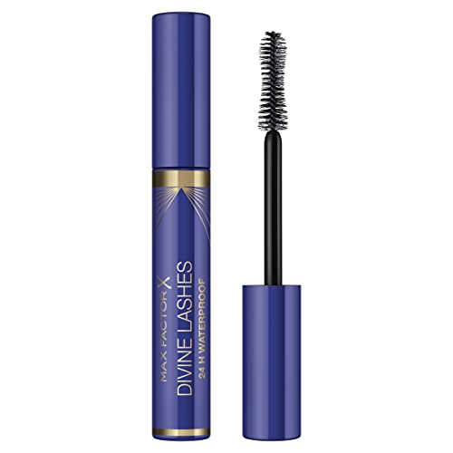 Max Factor Divine Lashes Masterpiece Mascara, Farbe 003 schwarz, wasserfeste Wimperntusche, individuelles Volumen, 8 ml von Max Factor