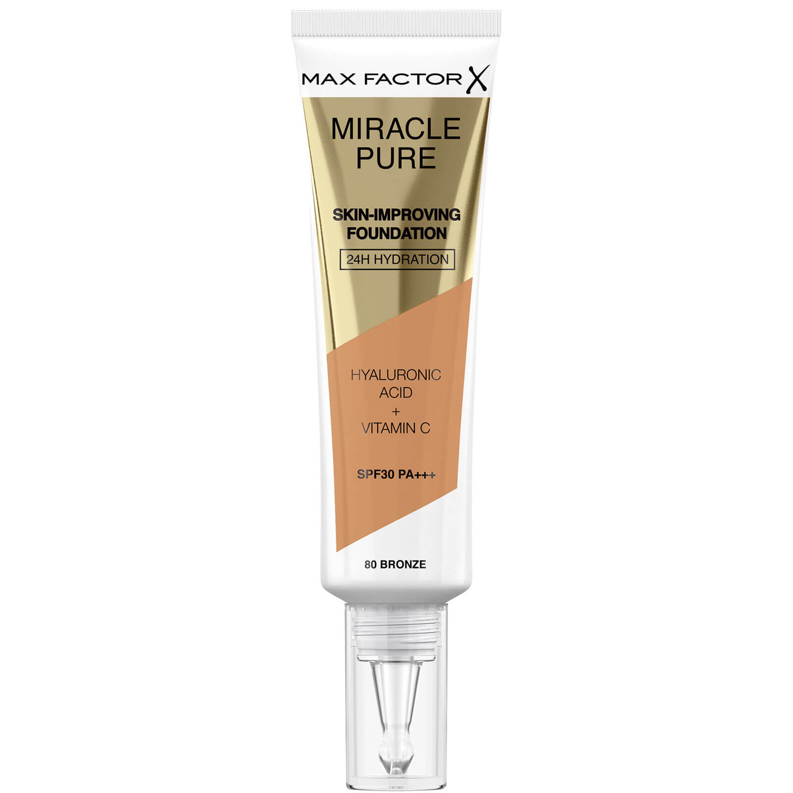 Max Factor Miracle Pure Skin Improving Foundation 30ml (Various Shades) - Bronze von Max Factor