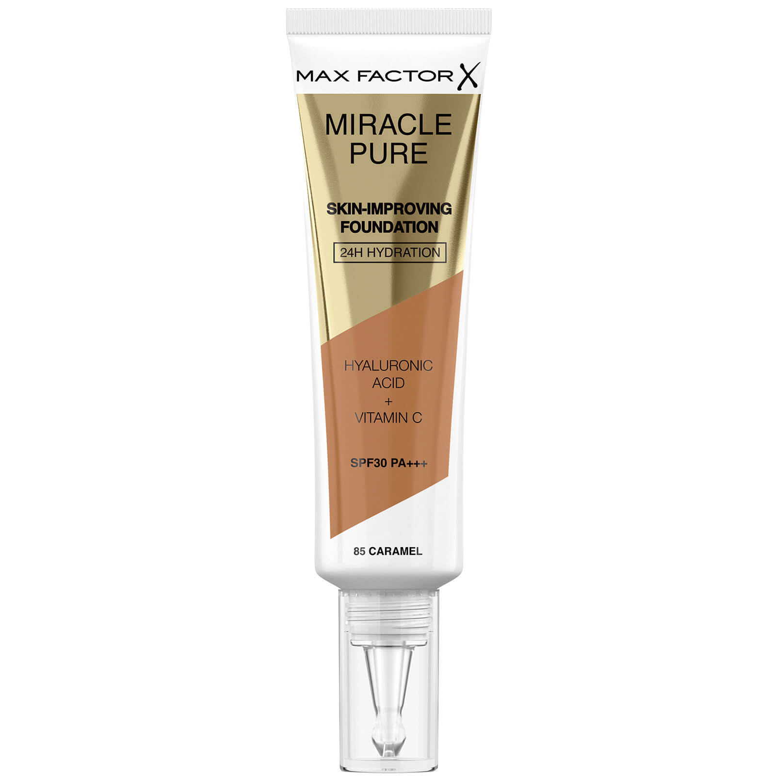 Max Factor Miracle Pure Skin Improving Foundation 30ml (Various Shades) - Caramel von Max Factor