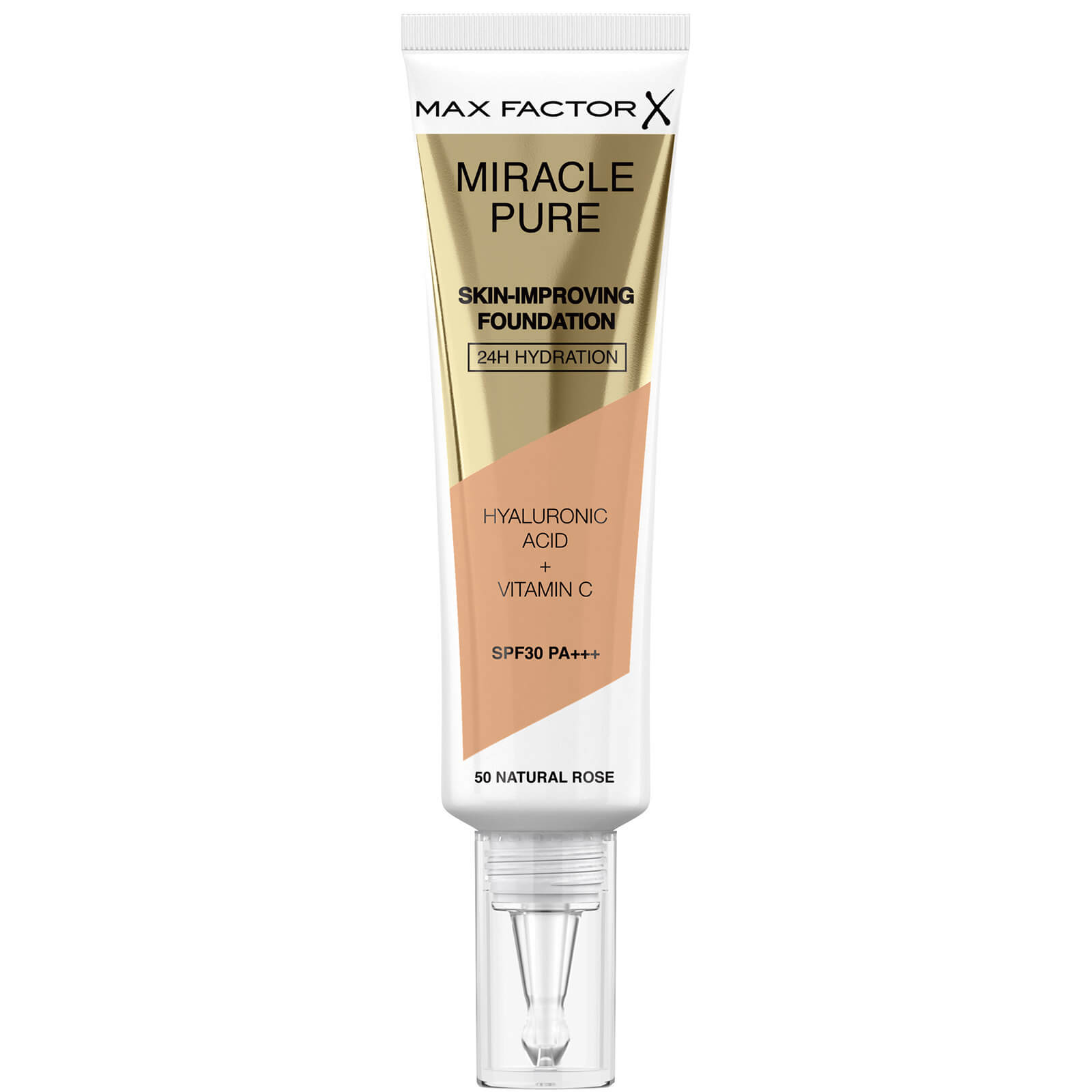 Max Factor Miracle Pure Skin Improving Foundation 30ml (Various Shades) - Natural Rose von Max Factor